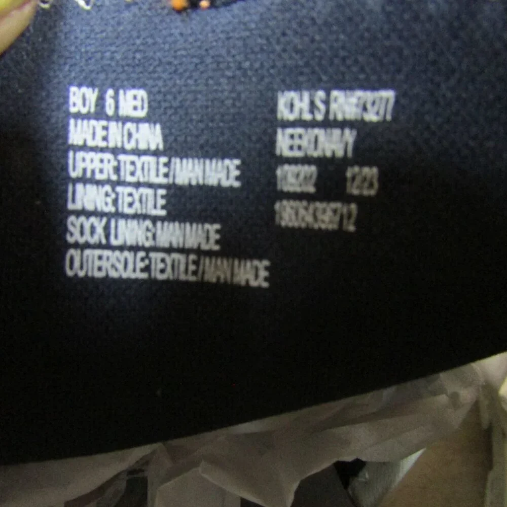 Sonoma Youth Boy's 6 NeekoNavy Water Fisherman Sandal Shoes Navy/Orange